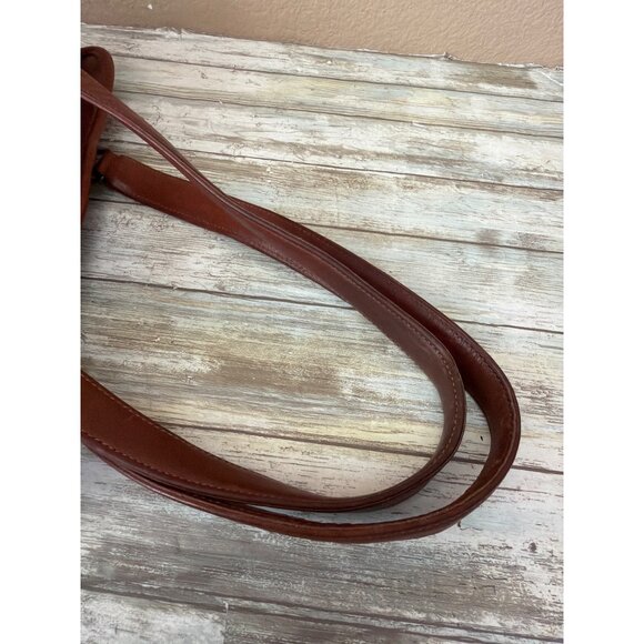 1970s 80s Coach 399-0645 Glove Tanned British Tan Marketing Tote Bag NYC w/FLAWS - Picture 8 of 15